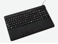 Man & Machine Black 15" USB Disinfectable Keyboard