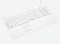 Man & Machine White 15" USB Disinfectable Keyboard